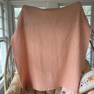 Anthropologie waffle style throw